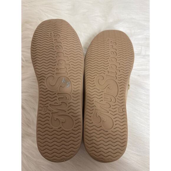 My Slippers NWOT Women's Size 8 All Season Moccasin Slippers Beach Beige - Picture 7 of 7